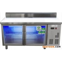 约翰丹尼SBT 咖啡吧台系列操作台 冷藏冷冻操作台 果糖果粉定量机 全自动封口机