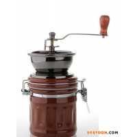 陶瓷手动 磨粉机家用小型 钢芯 手摇 磨豆机 咖啡 电动咖啡机配套