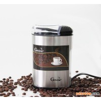 Gustino不锈钢小型家用电动磨豆机咖啡豆 研磨机粉碎机咖啡机