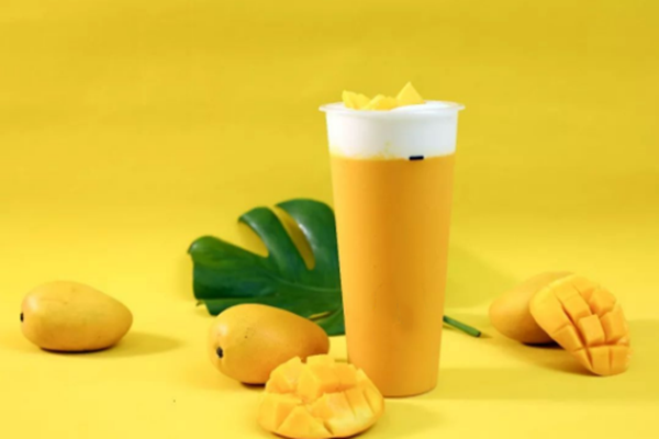 处女坐奶茶加盟海报