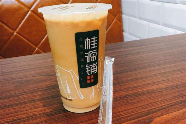 桂源铺港式奶茶桌子