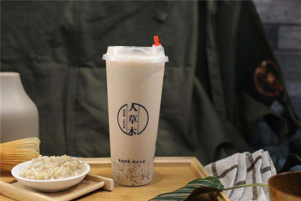 人草木奶茶好吃