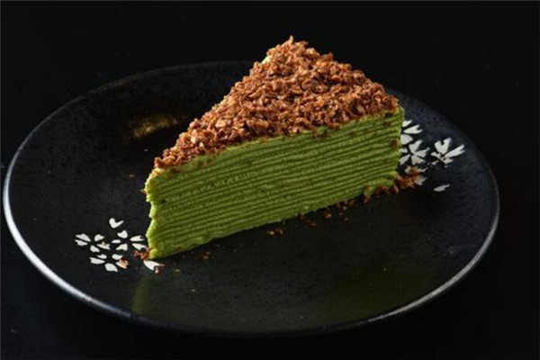 袁牧抹茶甜品盘子