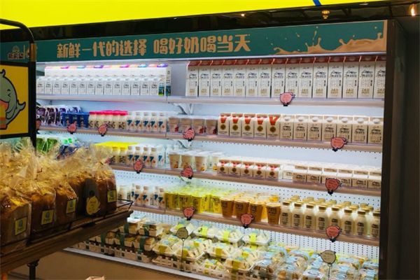 城市牧场鲜奶吧冰柜