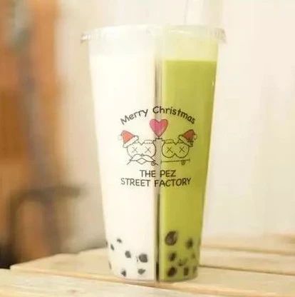 日本流行的双拼奶茶，选择困难症表示非常需要国内推广！