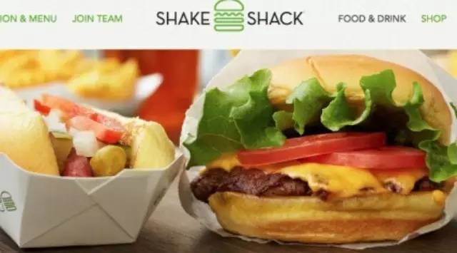 个汉堡，杯奶昔，  家店，汉堡品牌ShakeShack上市了