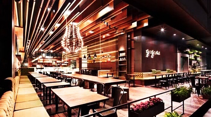 感受流动无阻碍空间，深圳 gaga 鲜语咖啡馆店铺设计