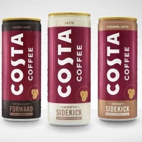 耗资亿美元收购Costa后，可口可乐推出首款Costa罐装即饮咖啡！