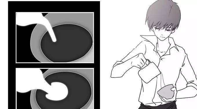 咖啡师用漫画教你做卡布，已火遍朋友圈