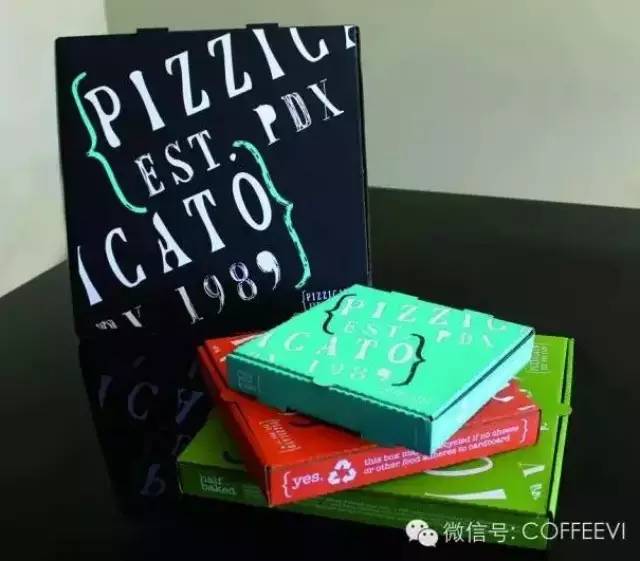 啡|VI应用 ⇛ PIZZA包装盒打赏