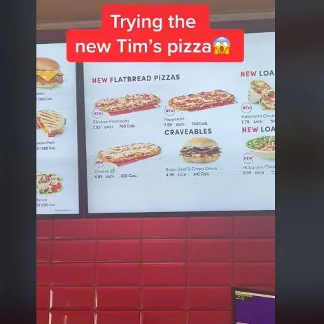 Tims为迎合大众上新披萨，引网友热议！