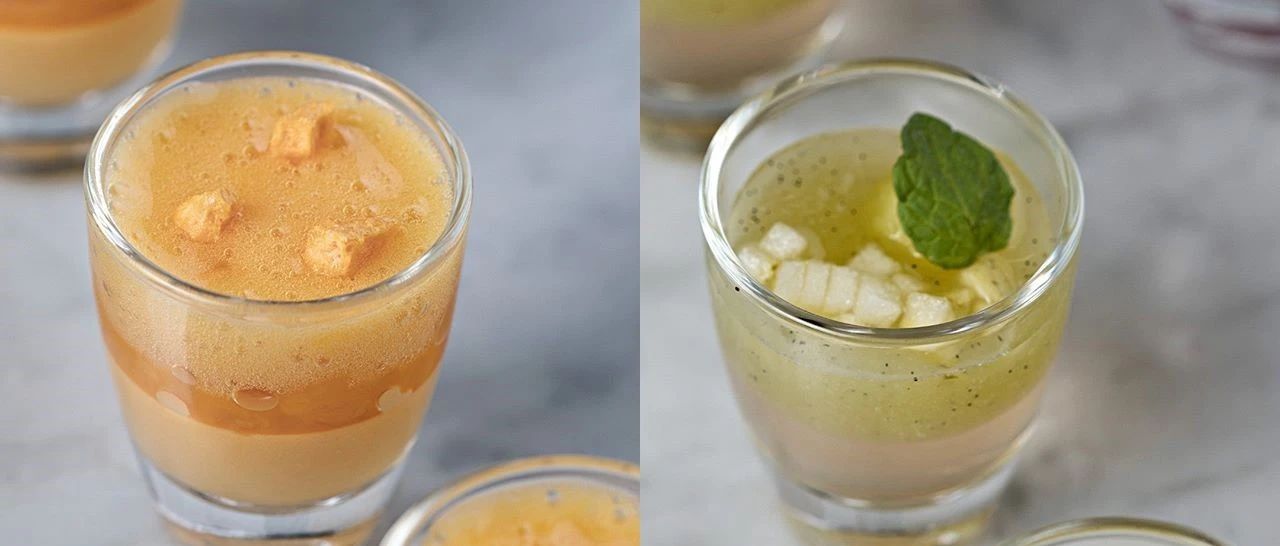 青苹果+薄荷 or 芒果+椰子，这样的杯装甜点还需要Mojito吗？